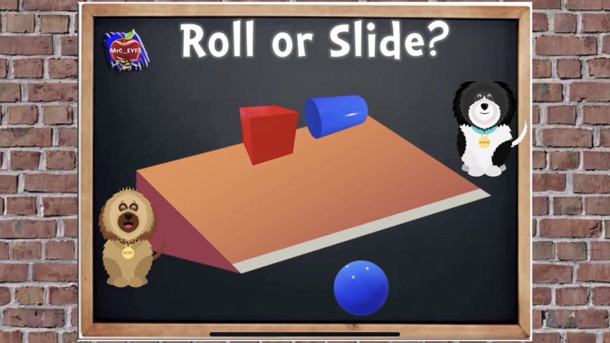 MrC_EYFS's tweet photo. This week we’re looking at #3DShapes & their properties, thinking about flat & curved surfaces.
Come & play a game to see if the shapes will roll or slide!
Link in bio
#Shapes #Maths #EYFS #EarlyMaths #EarlyNumeracy #MasteryMaths #EYFS #EarlyYears #School #EarlyLearningGoals https://t.co/i1SLEzPpfK