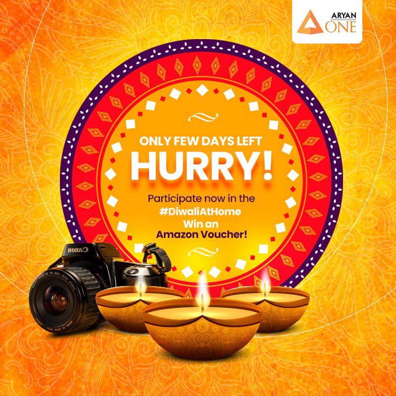 AryanOneHousing's tweet photo. Haven't participated in the contest yet? Hurry! Only a few hours left.
.
.
#diwalicontest #contestalert #contestalertindia #contestislive #contestreminder #aryanone #aryanonebadlapur #realestate https://t.co/kJ0hjhgKg8