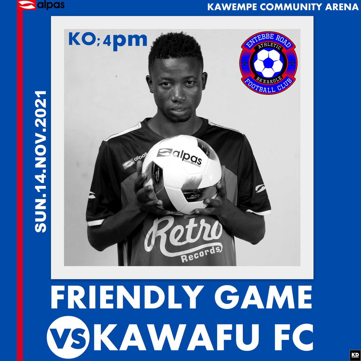 entebberafc's tweet photo. 🔵🔴 Confirmed! FRIENDLY GAME 🔥. This Sunday.
#ERAFC #Bakakole #WeAreEntebbe #VisitEntebbe #EntebbeRoadAthletic #2021Season #Planning #NewSeason #PracticeMatches #Preparations https://t.co/e8h3mYEp9q