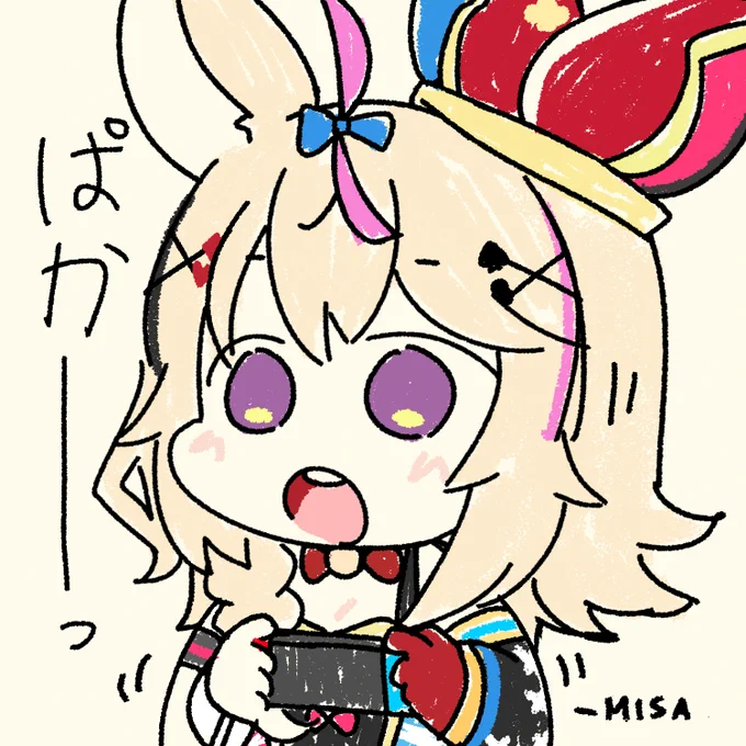 ずっと口ぱかーってたの好き
#絵まる
#ポルカ公演中 