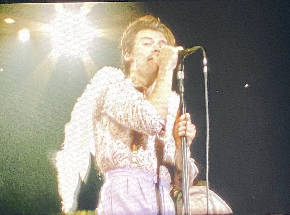 More of Harry with wings on stage tonight in Sacramento, CA - November 10 (via <a href="/ACT0RHARRY/">saved</a>)