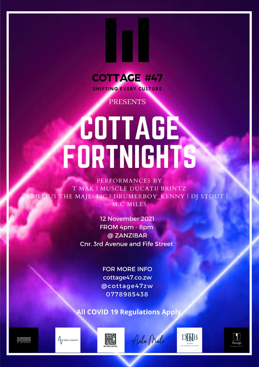 cottage47zw's tweet photo. Cottage Fortnights are officially back🔥🔥🔥🔥Let’s go and make them more memorable and More fun🔥🔥 #CottageFortnights #HipHopCapital https://t.co/O3o2CnryTt