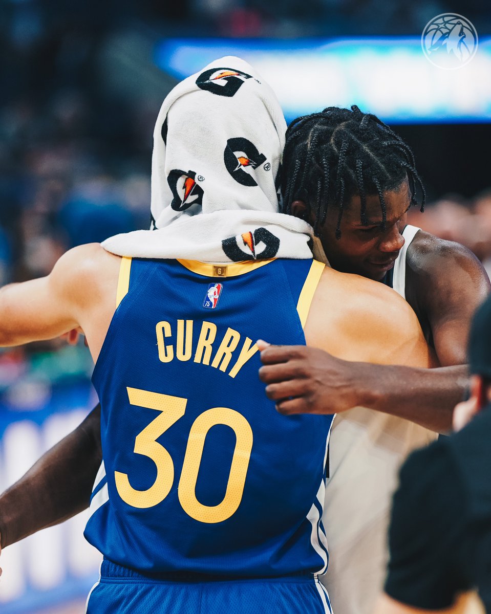 Timberwolves's tweet photo. respect @warriors https://t.co/4DMKR5pO2t