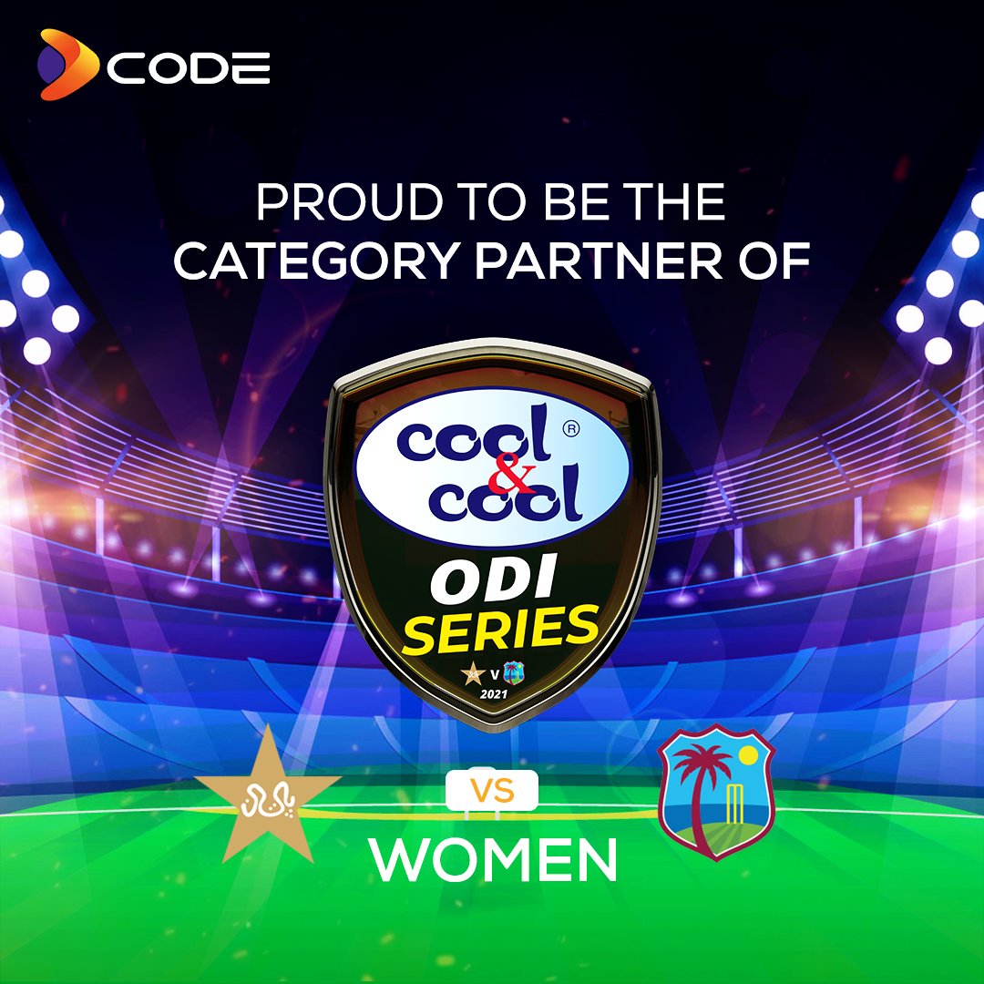 DcodePakistan's tweet photo. We have news!
DCODE is thrilled to announce that it's the proud sponsor of the Pakistan vs West Indies Women ODI Series 2021! π
Don't forget to watch the match and like & share this news as you go!
#DcodePakistan #asyougo #PassionatelyPakistaniAmbitiouslyGlobal https://t.co/82fjyjqYv6