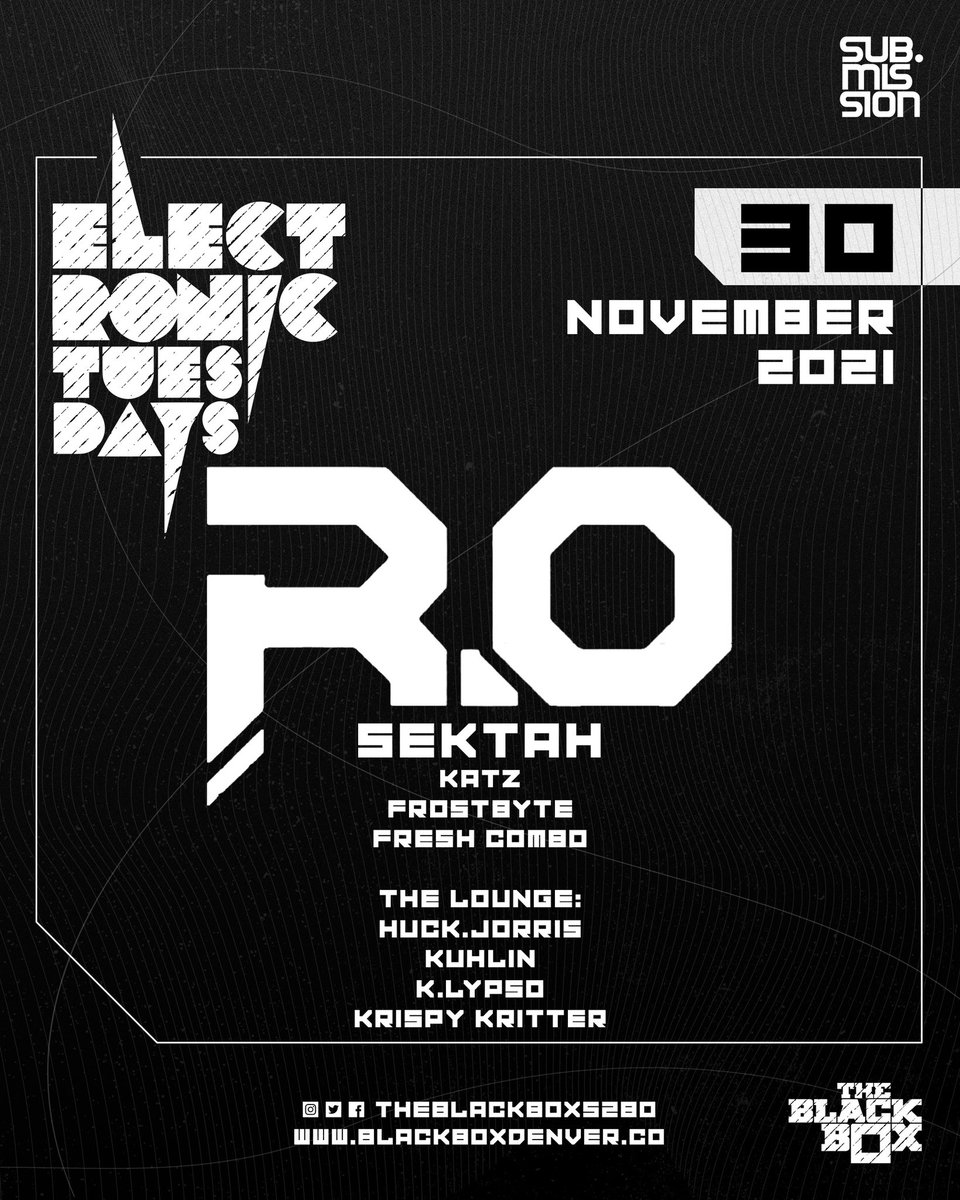 sektahdubz's tweet image. Main-room @TheBlackBox5280 at the end of this month gonna go fucking brazyyyyyy…. Too much heat to showcase for this one.. 🙏🏻

Shouts out my day one team 👾
@subdotmission - #SoundNotHype