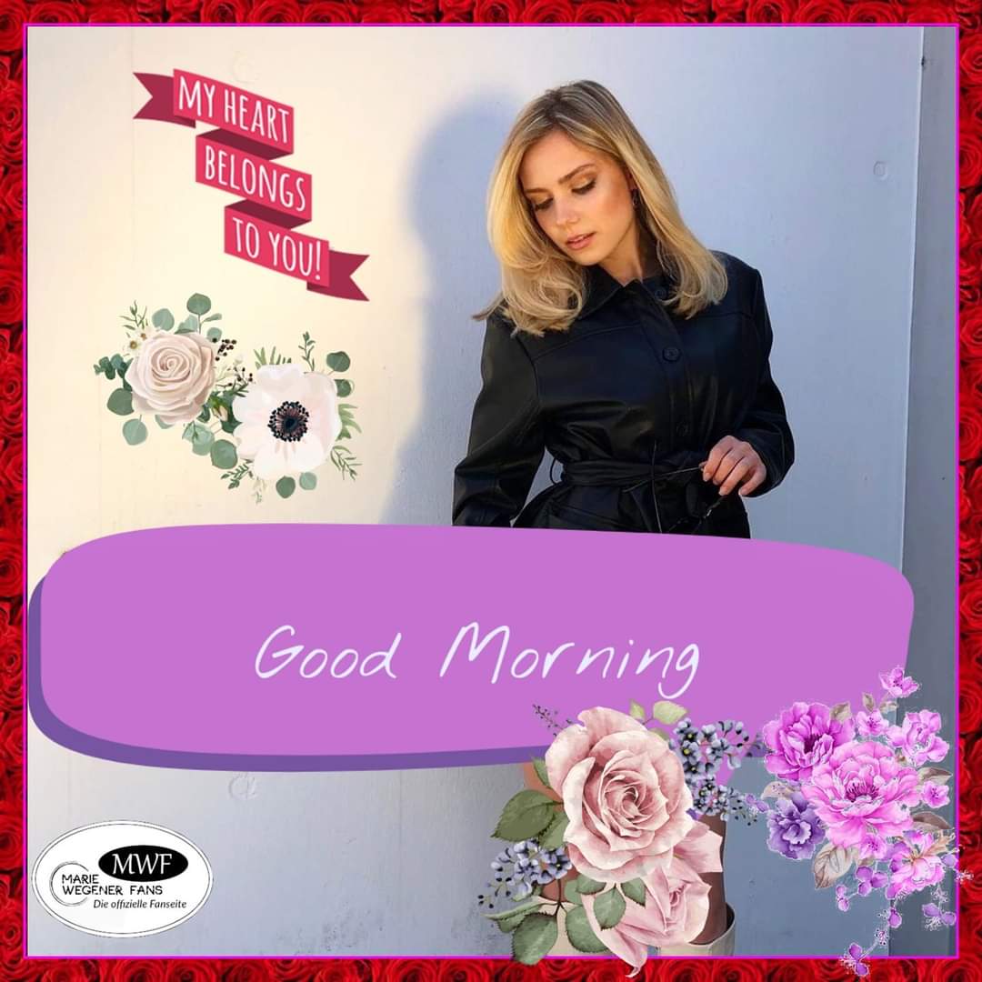 Guten Morgen ihr Lieben 😃
Wir wünschen unserer Marie und euch allen einen schönen Donnerstag ❤️🙏🏻
Bleibt bitte gesund und passt gut auf euch auf 😊

#mariewegener #marie #wegener #deutschland #germany #teammarie #forevermarie #pop #germansinger  #greatvoice #spotify #youtube