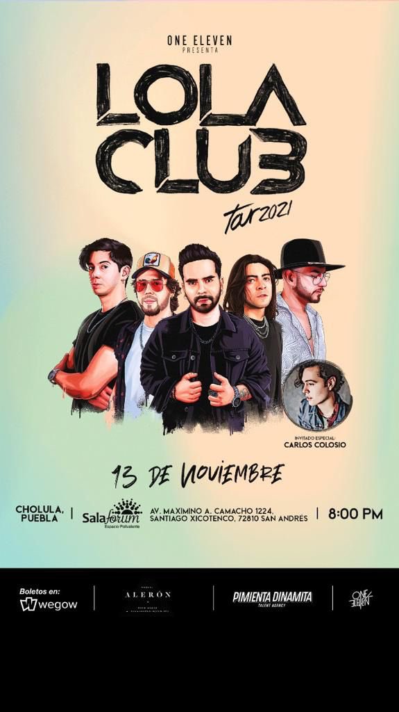 El sábado hay show en Puebla 🙂 ¿Jalan?

wegow.com/es-es/conciert…