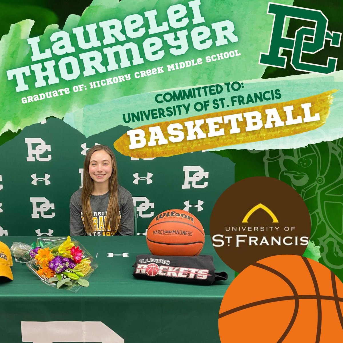 Congrats to these Celtics on #nationalsigningday, as they commit to their future universities for collegiate athletics! 

Laurelei Thormeyer of Frankfort committed to the University of St. Francis to continue playing basketball.
<a href="/USFSaints/">USF Fighting Saints</a> 

Read more at providencecatholic.org.