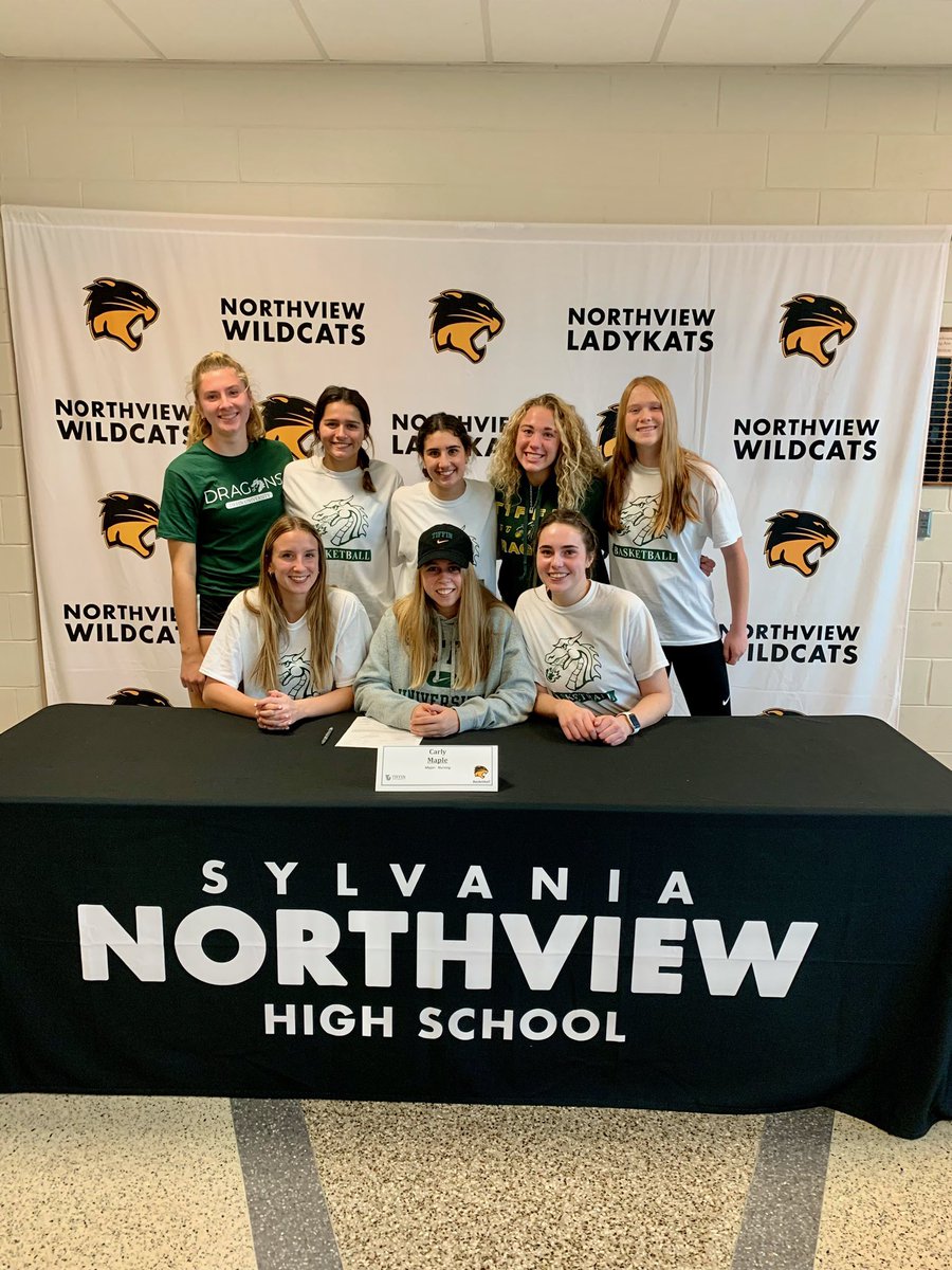 LadyKats_Hoops's tweet photo. Congratulations to @carly_maple10 who made it official signing with Tiffin tonight! We are so proud of Carly and thankful to have her represent our program.  Former LadyKat and current Tiffin HC @mjustinger got a great one! https://t.co/IMyc2OvhSL