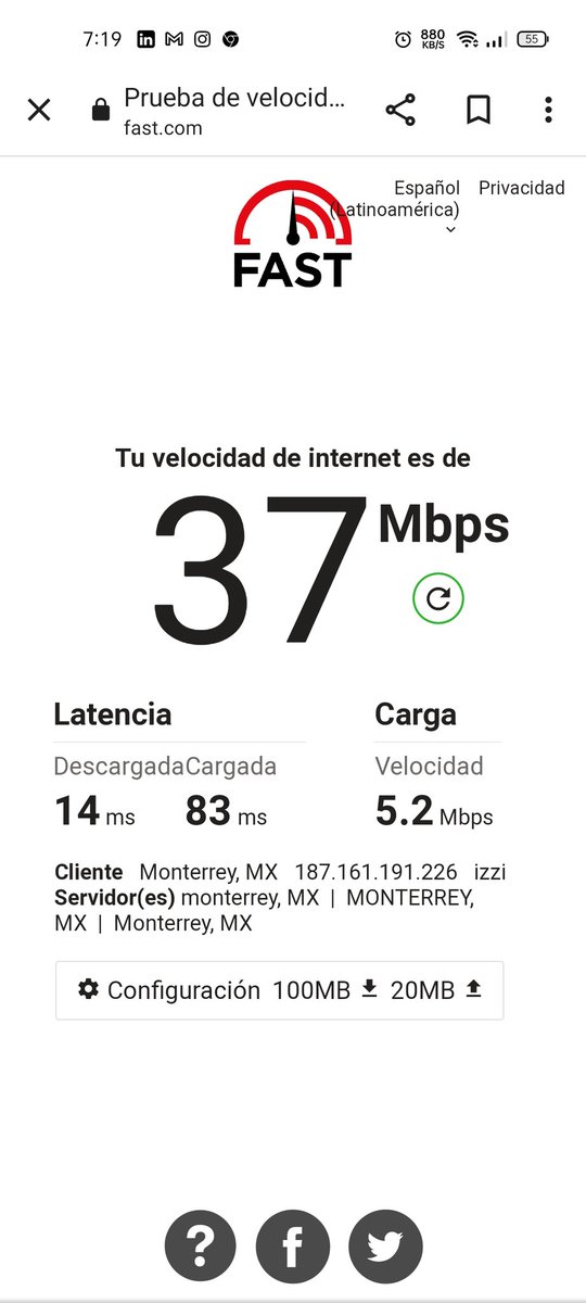 abner_millan's tweet photo. Buenas noches @izzi_mx 
Para compartir tu servicio que me das contra los 100 que debo recibir.
Ya hice las pruebas solicitadas, ya pague este mes.  @ayudaizzi https://t.co/um0Z9R8nlX