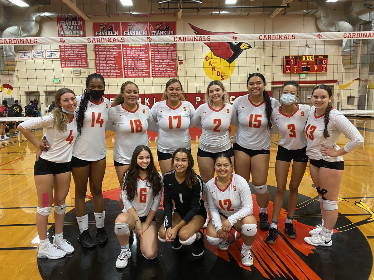 Steillyvb's tweet photo. Punched our ticket to state today! Yakima here we come! 🏐🎉 https://t.co/RAoHnKo3xq