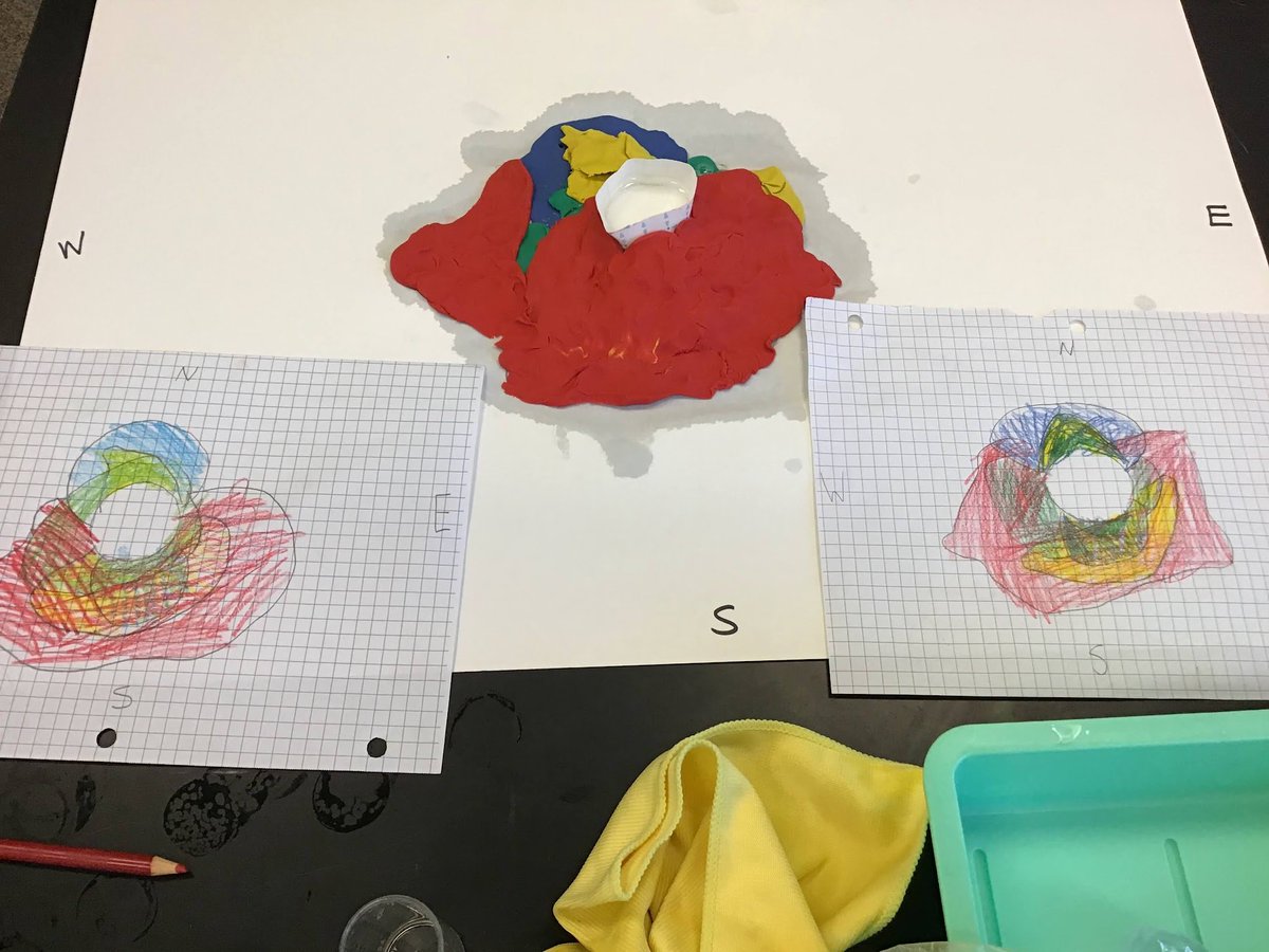 SkokieScience's tweet photo. 4/ Lots of exciting science happening 
@skokie36...Here is a little sampling from the last couple of weeks!
Portrait of a Graduate...Effective Communication.
Make &amp; Map a Volcano w/@eskyteaches Interpret geologic history thru volcano formation &amp; excavation #we36 @NASAJPL_Edu https://t.co/71DtrNbynt