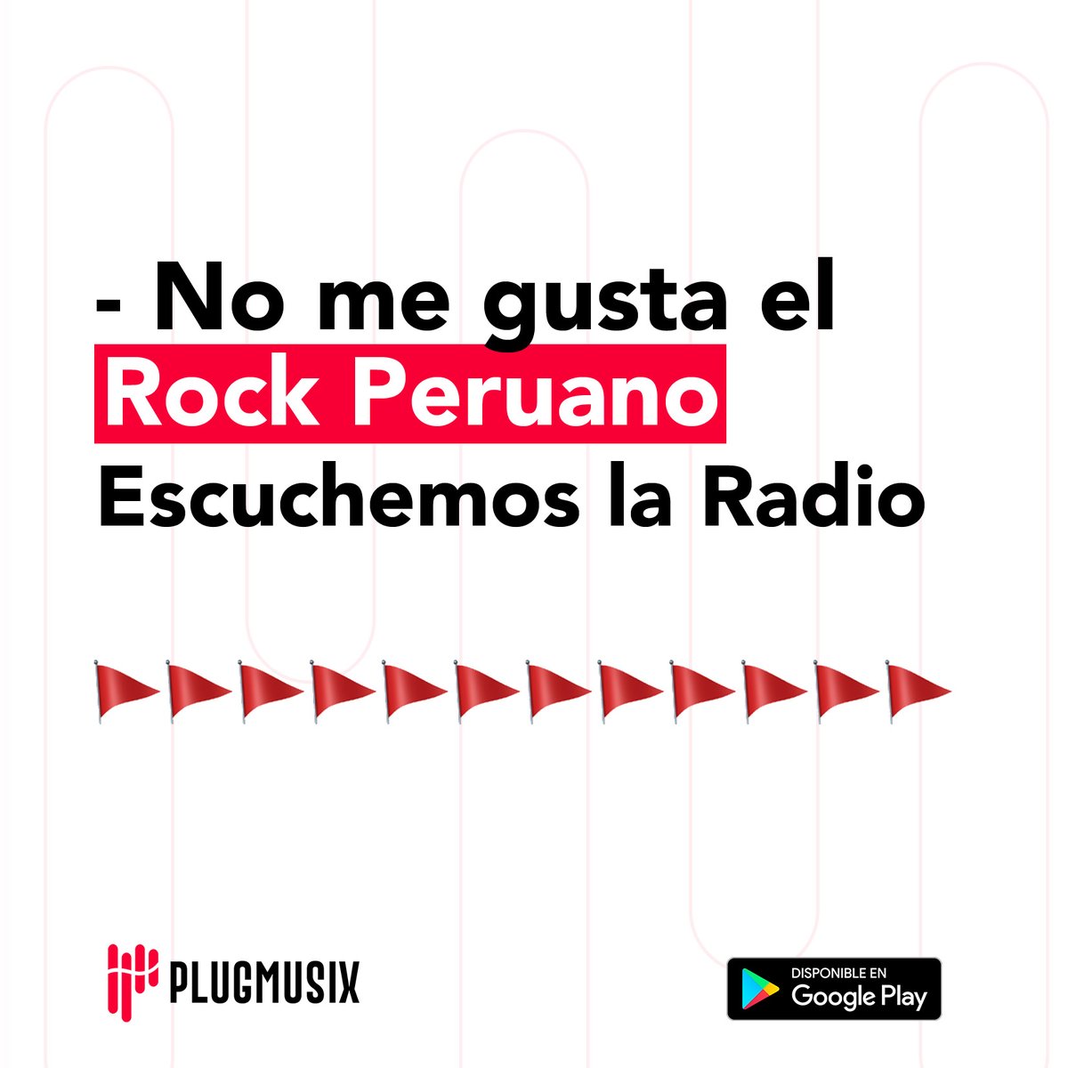 plugmusix_'s tweet photo. 🚩🚩🚩🚩🚩🚩🚩🚩🚩🚩🚩🚩🚩🚩🚩
¿Sabes donde encontrar más amantes de la música peruana como tú? 📲 https://t.co/jBel409dPS
.
#rockperuano #plugmusix #conciertosperu #meme #rock #musica #peru https://t.co/TPBDDNqncn