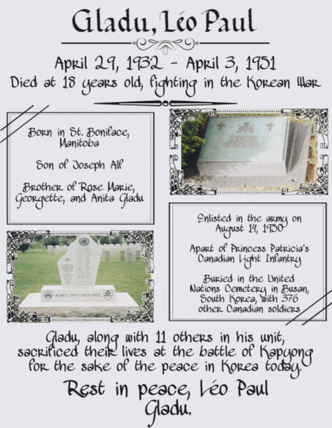 mrgcoachteacher's tweet photo. Ss in #CHC2D1 create information memorials for Canadian soldiers killed at the battle of #Kapyong @VeteransENG_CA @CWS_OLQWCA These are from Arsalan, Allyson, and Win #RememberThem https://t.co/NmhSMLVVMB