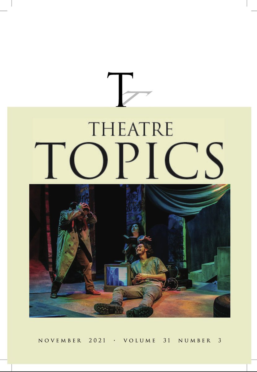 It's my final issue of @theatretopics. Page proofs are off to press. Hopefully you'll see it soon. Featuring essays from @nssavard, @olgaps <a href="/ginnythekid/">Georgina Escobar</a> /Adriana Dominguez/ Kim McKean, Peilin Liang, &amp; @drayshia.  Thanks for letting me work/play in this space. It meant a lot . ♥️