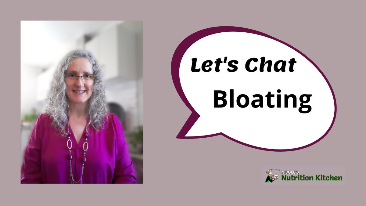Time for another cuppa and chat; this time all about Bloating youtube.com/watch?v=vopRhA… 
Guess what? It might not be the WHAT you are eating, but HOW, that is causing the bloating 😉 
🤩 Top tips on reducing symptoms, or reliving discomfort.
#nutrition #bloating #IBS #guthealth