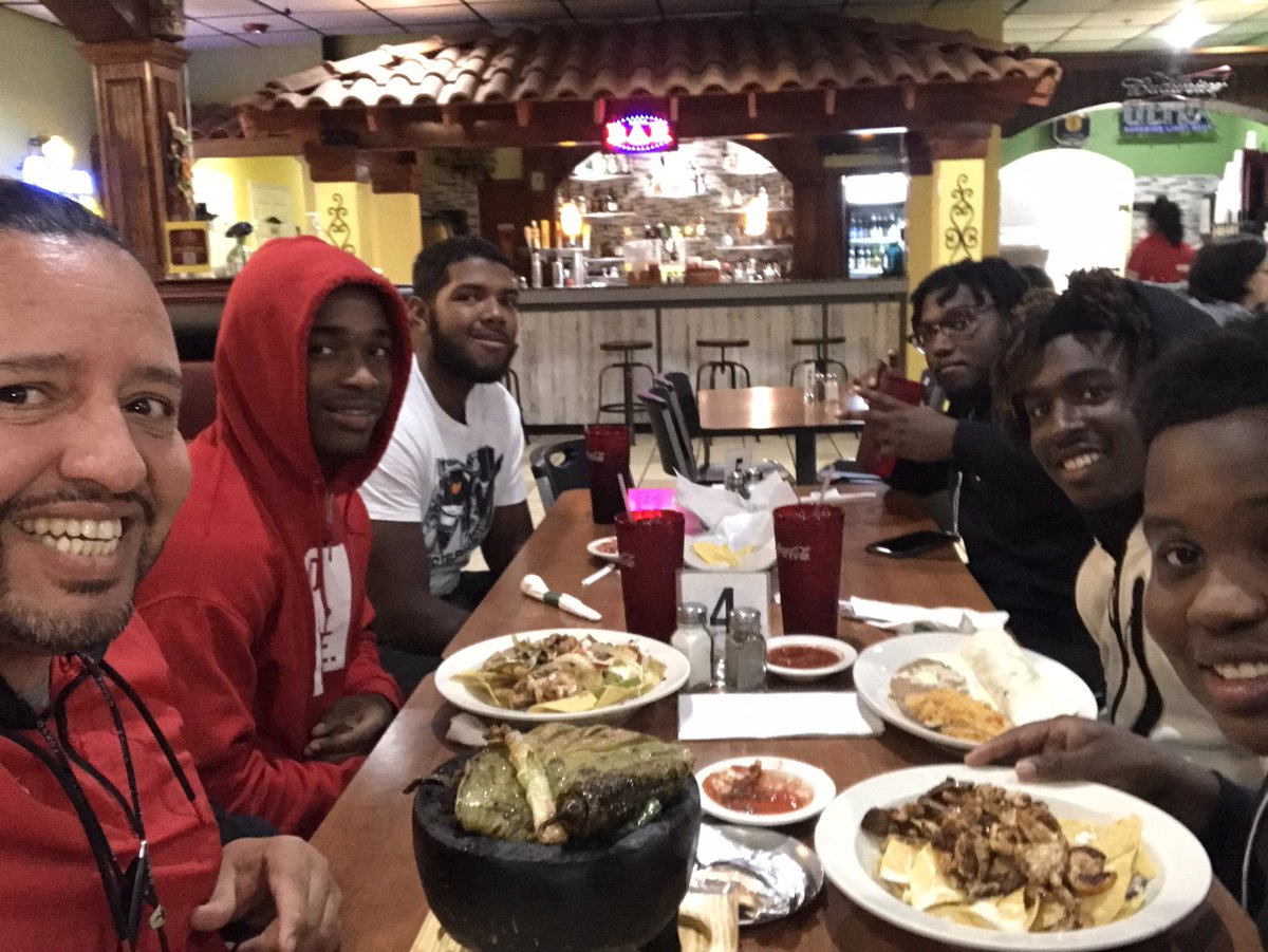 coachameza's tweet photo. So thankful for the opportunities to learn and grow from so many amazing student athletes over the years! @jamal_bing @HectorCari_ @sincerehen53 @mariion_29 @ T-Mac  …. A few of the OL that has helped pave a way to just shy of 2200yds rushing on the year. #495 🎯 @DHS_HCS https://t.co/KjF4Nvcp5d