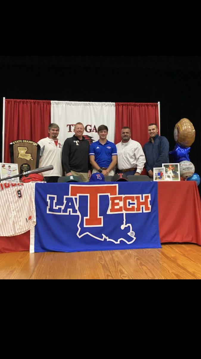 Congratulations to Haydan Toal on signing to continue his baseball career with the Louisiana Tech Bulldogs.  A much deserved opportunity for such a high character and high quality young man. We are proud and excited for him and can’t wait to see what this season has in store