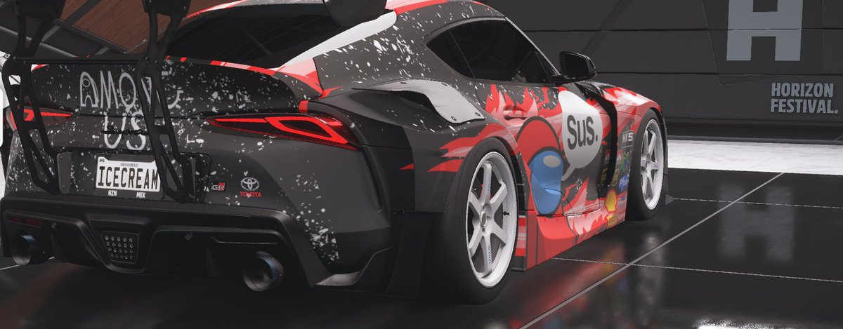 _anthonycaputo's tweet photo. @AmongUsGame @InnerslothDevs @ForzaHorizon  Introducing the Suspra™ #ForzaHorizon5 #AmongUs #sus https://t.co/720FYLoJcU