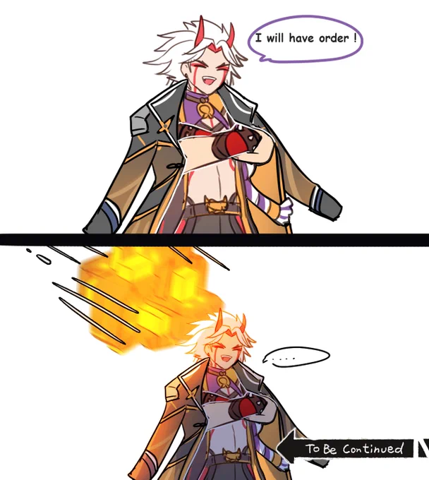 "I will have order"  version 2 😅
#genshin #itto #zhongli https://t.co/nfyxXSU1Kp 