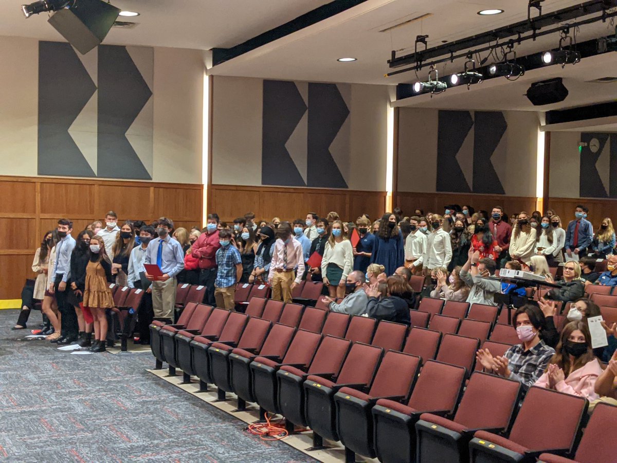 UFRSDSuper's tweet photo. Congrats to all of our amazing  students who were sworn in to various honor societies at A Night of Honors @AllentownHS. You deserve this honor! Well done. #NextLevelRedbirds! https://t.co/Xqks9WMQCj