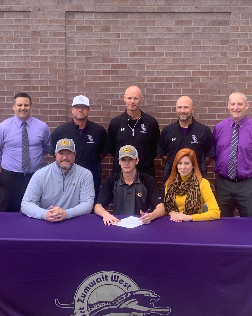 Glad that’s it’s finally official. Thank you to everyone at @fzwbaseball for making this possible. Excited to be a tiger @MizzouBaseball