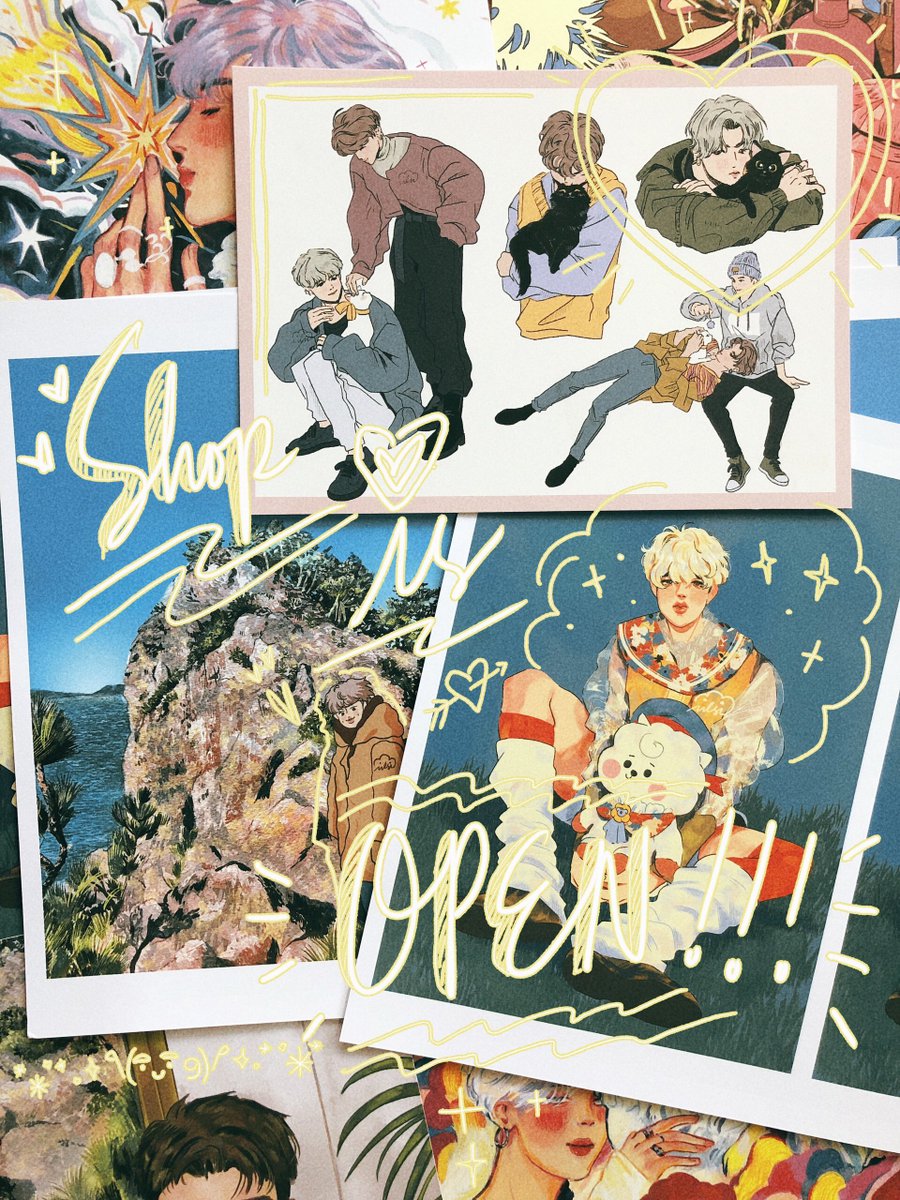 ✨Shop is open this 11.11✨

You can check out all the available prints, stickers, notepads and totebags on https://t.co/y7slQZPcVR 💖

🌟There's a discount on every item too!!!🌟 https://t.co/at3jr5Bhv1 