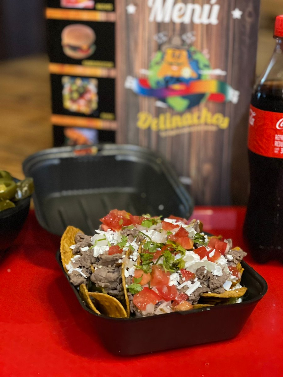 Delinachos1's tweet photo. Para este Buen Fin ven a #Delinachos #Saltillo y compra unos #NachosAlPastor o unos #NachosElMexicano y llévate gratis el refresco 😍😍¡Te esperamos en nuestro horario de 17:00 a 22:00 horas, todos los días de la semana! https://t.co/DpmTylvlsL