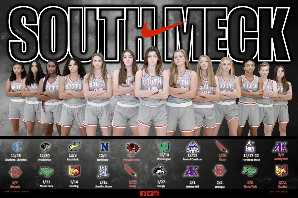 SOUTHMECKWBB's tweet photo. 2021-22 schedule 🏀🐾 https://t.co/YBGYExLeiI