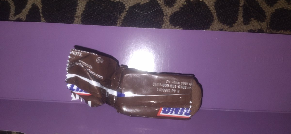 Lazer57710970's tweet photo. @snickers how you going to do your boi like this I got double the wrapper half bar in and out https://t.co/yfYN1m00t9