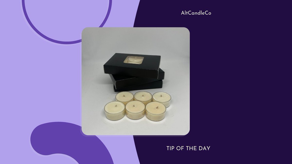 AltCandleCo's tweet photo. Here's a top tip for if you aren't sure which of our core scents you might like best - our Tealight Sample packs feature our six original scents in small tealight size, enough for you to get a real sense of which might be your favourite. 
https://t.co/J3xgRk5LKV https://t.co/zGOJifN5Qe