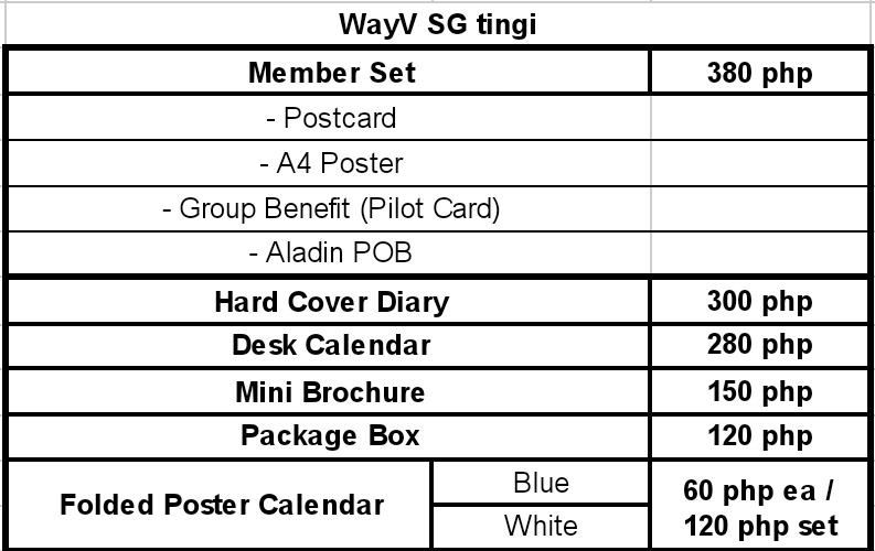 _czenniescart's tweet photo. [HELP RT] wts lfb ph only

WayV SG 2022 w/ ALADIN POB tingi

FAST ETA

DOP: Dec. 15, 2021

reply mine + item/member

season greetings 2022 aladin kun ten winwin xiaojun hendery yangyang https://t.co/Tv0w4KC45s