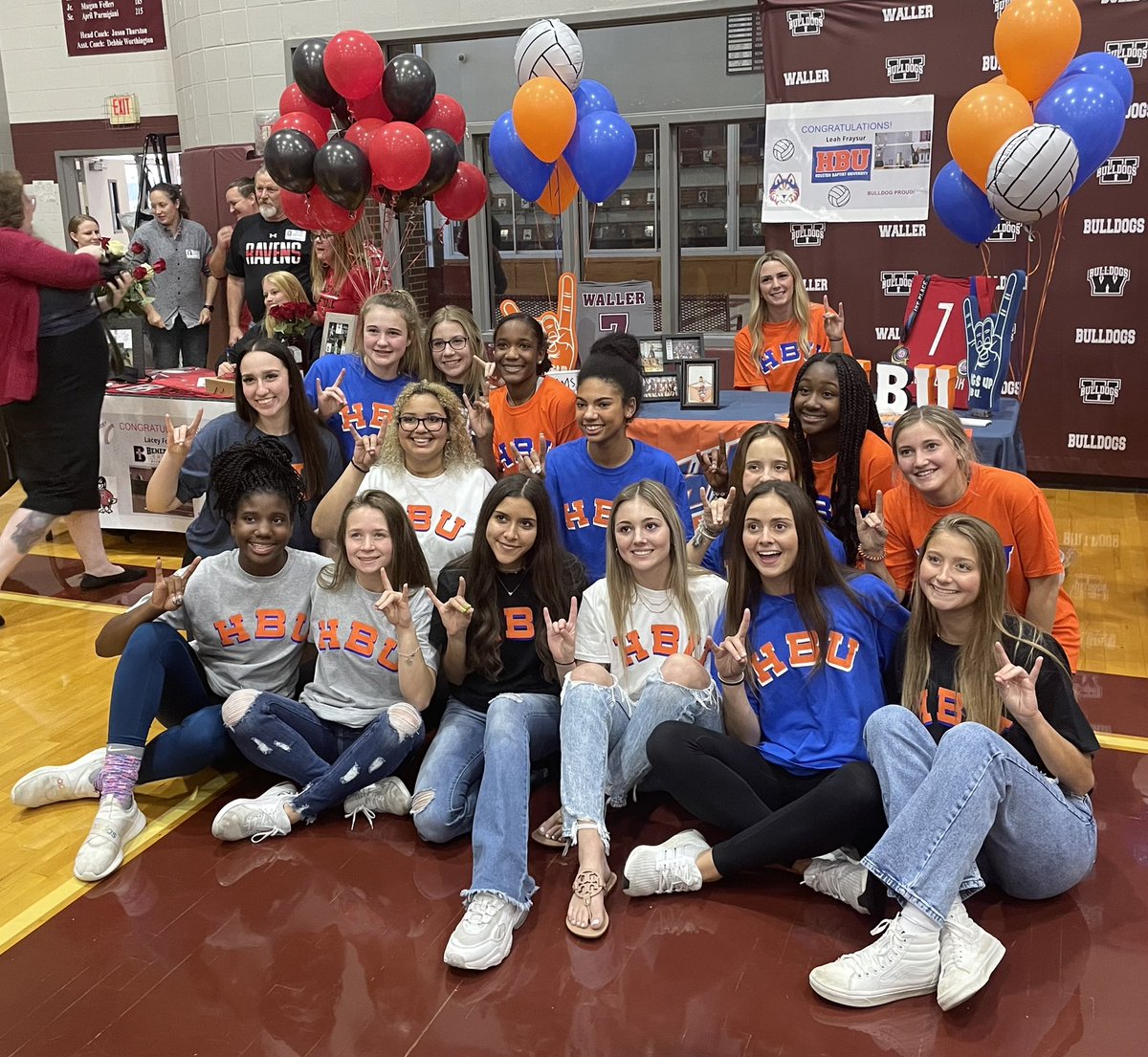 It’s a done deal! Our girl is signed with HBU!! #DogsUp #ProudCoach