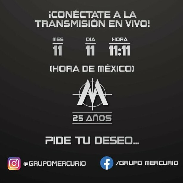 GrupoMercurio's tweet photo. Es una cita!! 😉 
.
.
.
#mecurio25años #grupomercurio https://t.co/SnNqudFj2w https://t.co/48VBsvLxXD