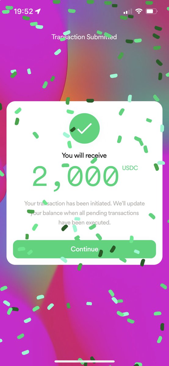 petejkim's tweet photo. Oh wow, @Dharma_HQ's fiat on-ramp so ridiculously good. I verified my account, connected my bank account and bought 2,000 $USDC on @0xPolygon without having to pay a single cent in fees in minutes.

Use my link if you wanna try it (and get $100 ETH bonus): https://t.co/SlDYJ6DZ5V https://t.co/ufSQnXLvlP