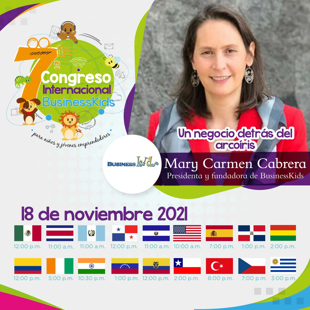 BusinessKidsMex's tweet photo. Conoce a los ponentes del #CongresoBusinessKids.
Forma parte de la comunidad de emprendimiento infantil más importante, ¡te esperamos!
Más detalles en https://t.co/ecwYVdvic3
#NiñosEmprendedores #EmprendimientoInfantil #BusinessKids #BusinessForKids #EmprendimientoParaNiños https://t.co/scviAvWKlg