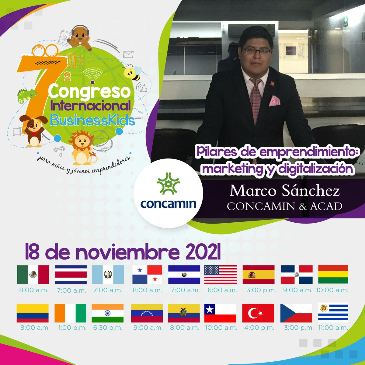 BusinessKidsMex's tweet photo. Conoce a los ponentes del #CongresoBusinessKids.
Forma parte de la comunidad de emprendimiento infantil más importante, ¡te esperamos!
Más detalles en https://t.co/ecwYVdvic3
#NiñosEmprendedores #EmprendimientoInfantil #BusinessKids #BusinessForKids #EmprendimientoParaNiños https://t.co/scviAvWKlg
