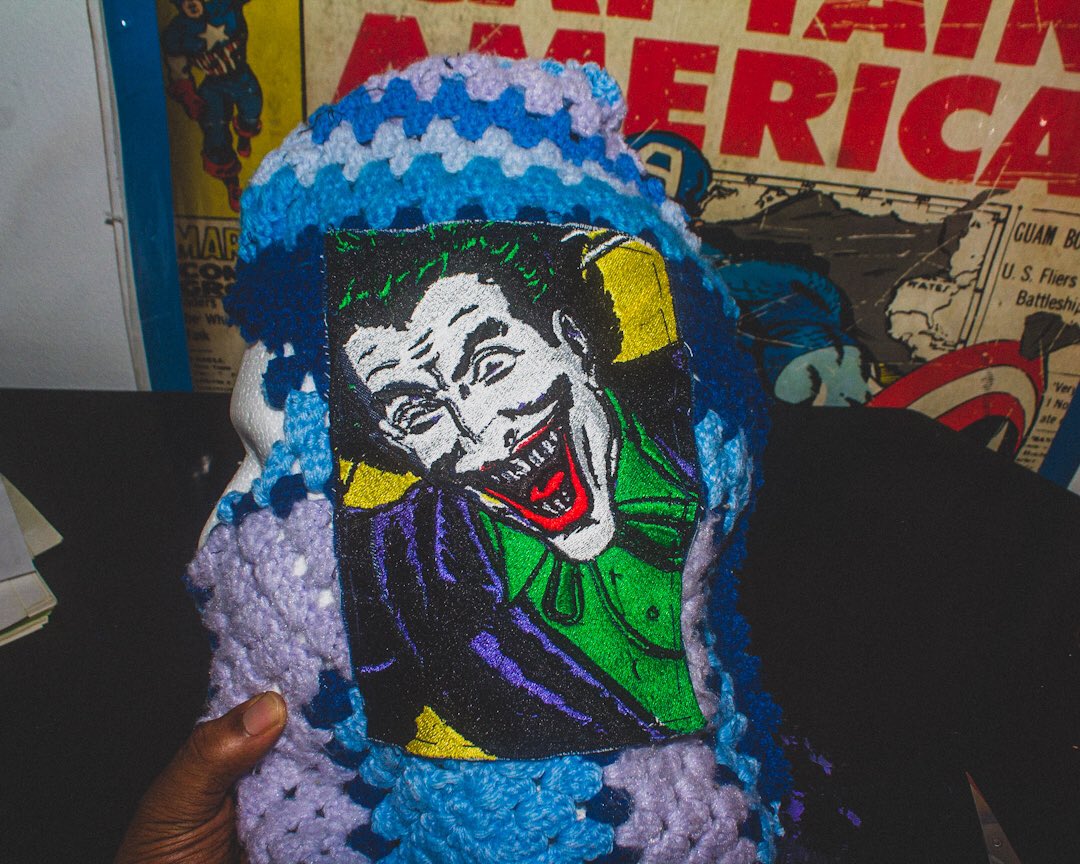 trevellcooks's tweet photo. The Joker Balaclava Mask🤘🏽💙
#joker #balaclavamask #artist https://t.co/cHJvA0oi9I