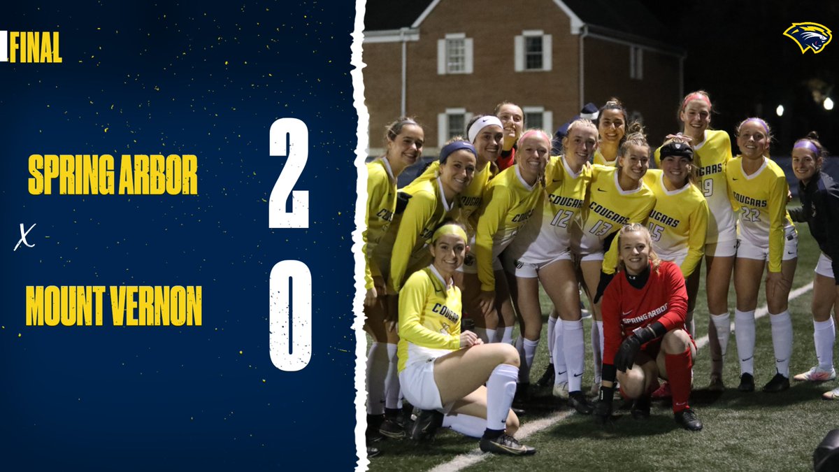 ⚽️ | <a href="/SAUCougarsWSOC/">SAU Women's Soccer</a> with their 16th straight shut-out win of the season!

Goals scored by Madison Marshall (#13) and MacKenzie Selvius (#11)!

#GoCougars