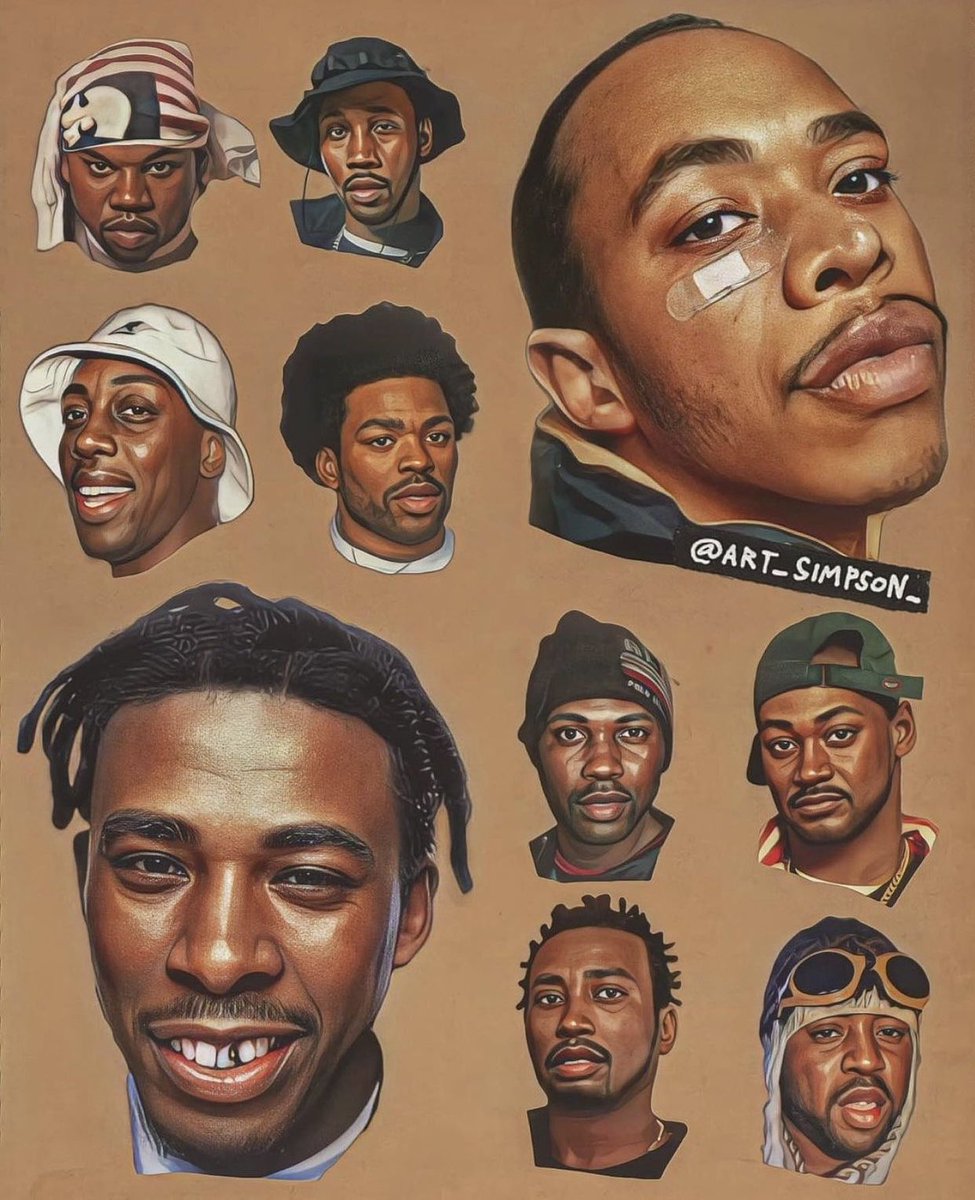 RockTheBells's tweet photo. Wu-Art ๐๐พ When #squadgoals become #squadreality Artwork by @art_simpson_ #WuWednesday ๐ https://t.co/RLwmQ1rnah