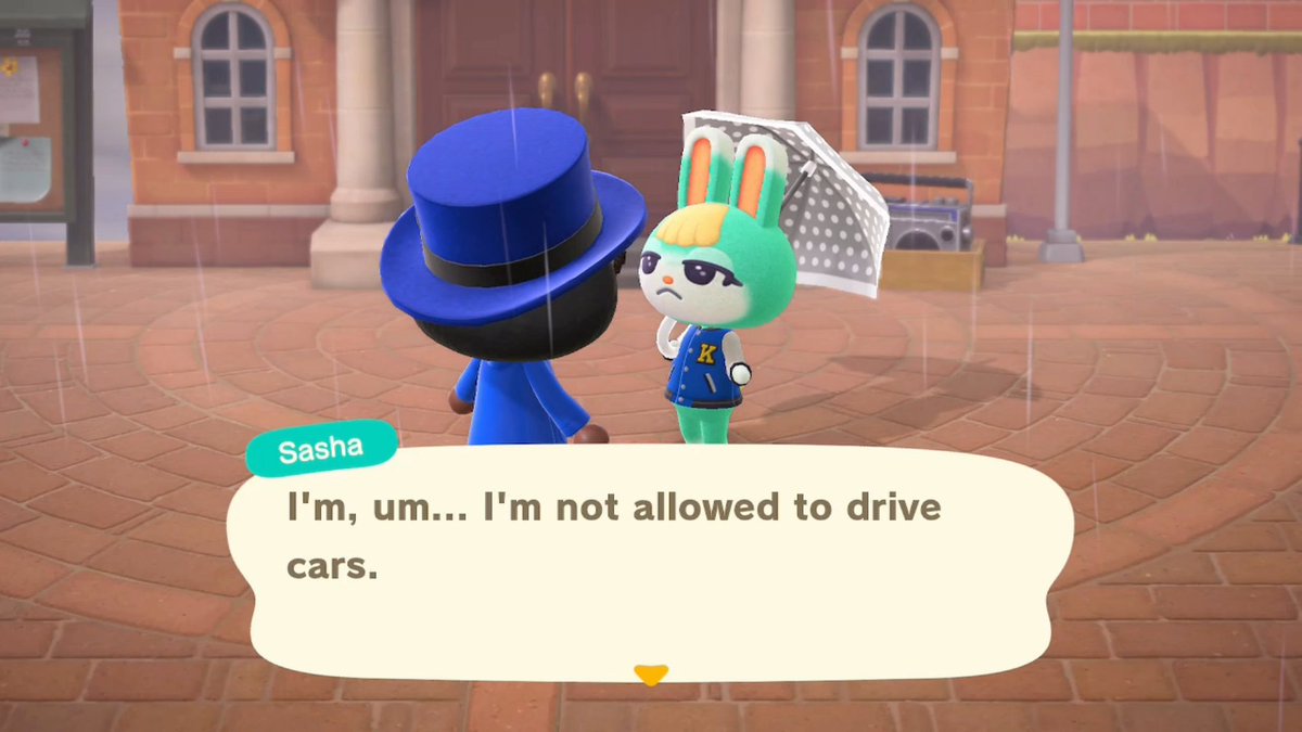 SquidMiles's tweet photo. What the hell, Sasha? 🤣 🤣 #AnimalCrossingNewHorizons #NintendoSwitch https://t.co/PpalOxkbpP