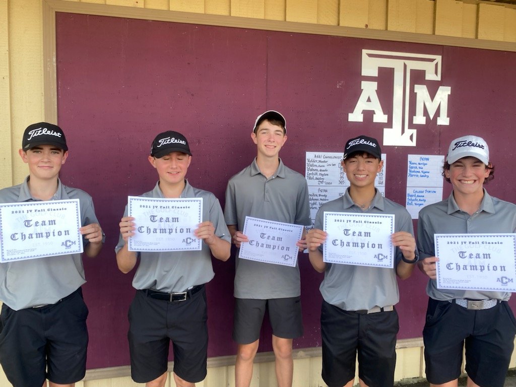 CSHSMGolf1's tweet photo. Congrats to the Junior Varsity Men who placed first at the AMC JV Fall Classic with a team score of 354. 
#CSHSCougarGolf #CSHScougarpride https://t.co/3xQ5ecNRzK