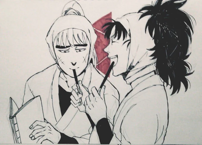 【過去絵アナログ】ポッキーの日六年生 