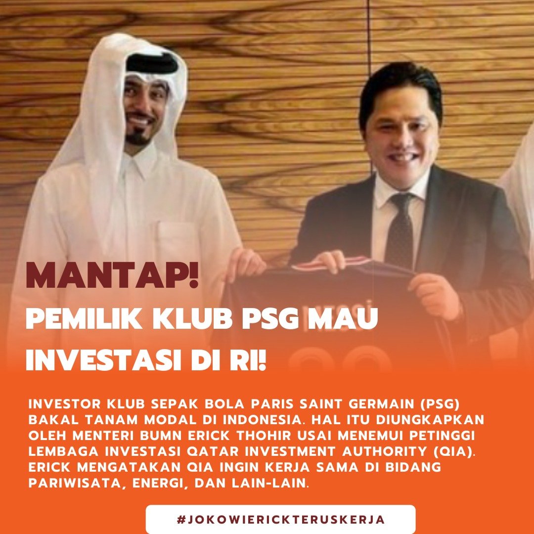 Sepak terjang Erick Thohir memang luar biasa...

Mantap pokoknya...

"BUMN terus bergerak untuk Indonesia"