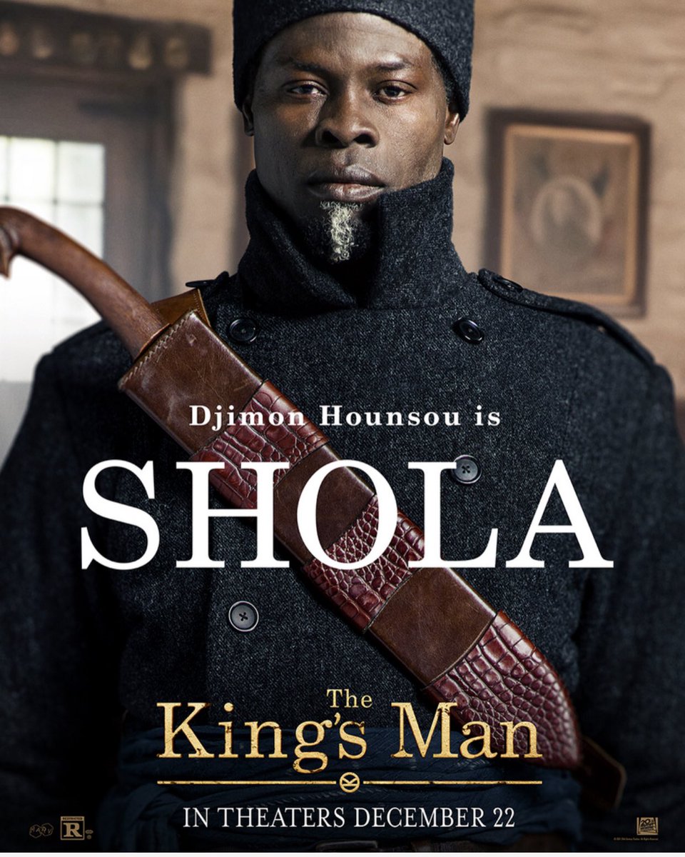 djimonhounsou's tweet photo. Meet Shola. An agent tailor-made for espionage. The King’s Man hits theaters everywhere December 21st. https://t.co/nLMiryQEvf