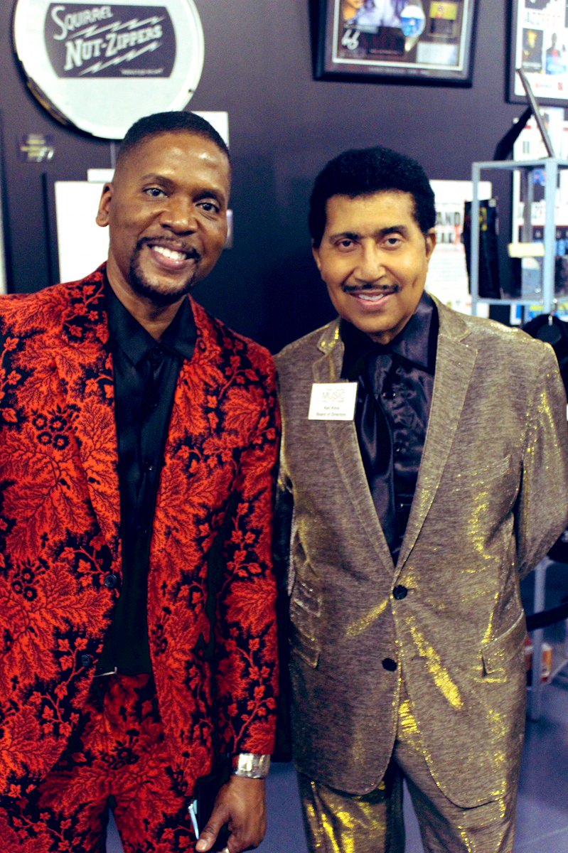 ChairmenFt's tweet photo. NC Music Hall Of Fame Inductees Father &amp; Son Michael Mauldin, Jermaine Dupri, Chairmen of NC Music HOF Deborah McPhatter, Board Members Ken Knox, Robert Honeycutt, Jacqueline Tucker.

(2)Gospel Singer Donald Lawrence,Ken Knox
(3) Chairmen Of The Board’s Display Inducted 1999 https://t.co/4IvbkcHovs