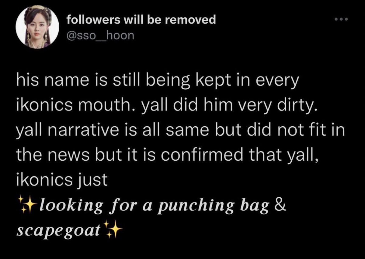 rugayainseo_twt's tweet photo. let me fix it for you: it's very complicated but in short your fave is the reason your fave's career went down for his own mistake https://t.co/0saIoHkLTM