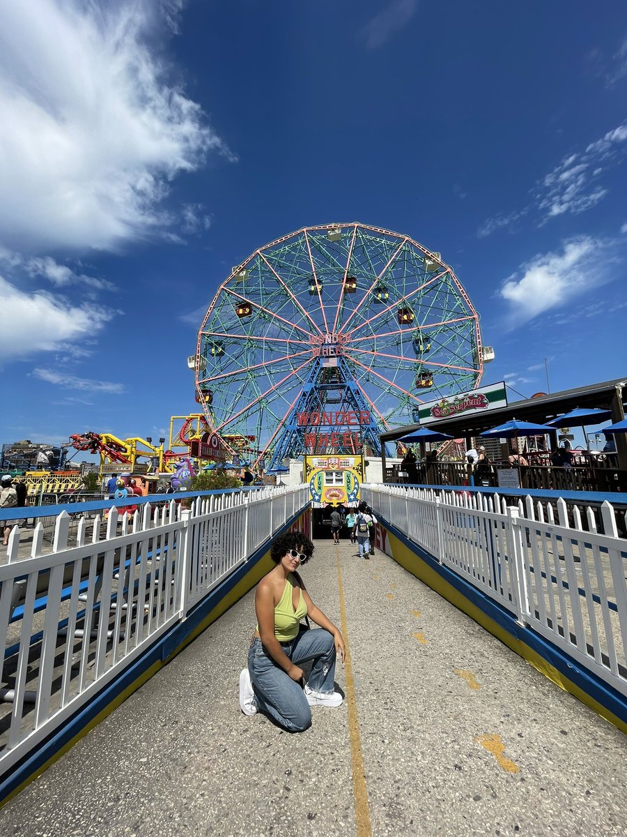 ERNAVAA's tweet photo. Wonder Wheel #ConeyIsland https://t.co/qyy2h7Tac2