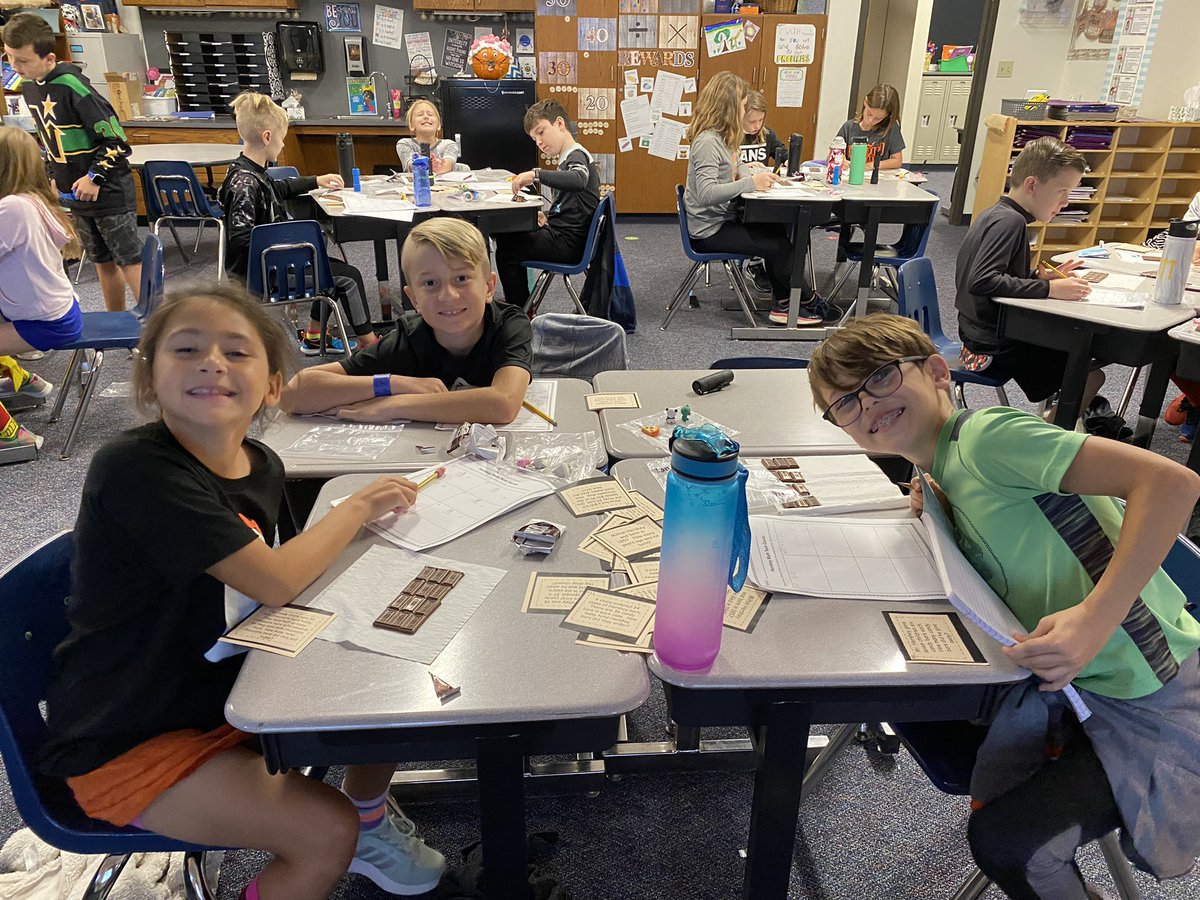 Hershey Bar Fraction success! <a href="/EddinsElem/">Eddins Elementary</a> #eddins