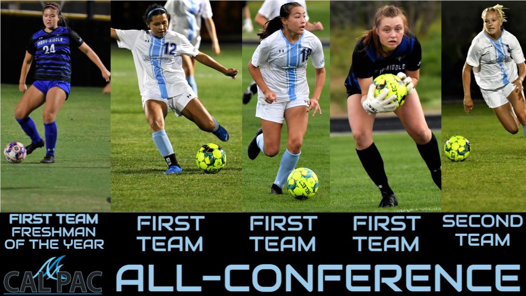 erau_eagles's tweet photo. WSOC | Five @ERAUAZWSoccer players made an all-conference team, including Cal Pac Freshman of the Year Haley Harris.

📰: https://t.co/Lx5WT6O6mb

#FlyHigh #GoERAU https://t.co/AeiHbYbKzn